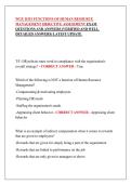 WGU D351 FUNCTIONS OF HUMAN RESOURCE MANAGEMENT OBJECTIVE ASSESSMENT EXAM QUESTIONS AND ANSWERS &lpar;VERIFIED AND WELL DETAILED ANSWERS&rpar; LATEST UPDATE 