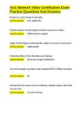 Axis Network Video Certification Exam Practice Questions And Answers&period;docx