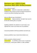 Business Law 1 &lpar;GRCC&rpar; Exam Questions With 100- Verified Answers&period;docx