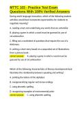 MTTC 103 - Practice Test Exam Questions With 100- Verified Answers&period;docx