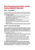 Elite Dental Hygiene 2026&sol;2027 Test Bank&colon; Darby & Walsh&comma; AAP Staging&comma; & Florida Law Mastery