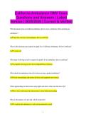 California Ambulance DMV Exam Questions and Answers &vert; Latest Version &vert; 2025&sol;2026 &vert; Correct & Verified