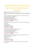 NUR 170 Medical-Surgical Nursing Exam 4 2026 Update &vert; Comprehensive Student Practice Test