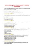NUR 170 Med Surg Exam 4 Practice Exam WITH VERRIFIED ANSWERS 2026