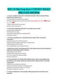 NUR 170 Med Surg Exam 4 FOR BEST RESULST AND STUDY MATERIAL