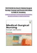 Test Bank for Dewit&rsquo;s Medical-Surgical Nursing&colon; Concepts and Practice&comma; 6th Edition by Holly K&period; Stromberg &ndash; Complete Chapters