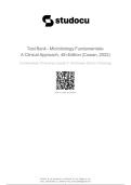 TEST BANK For Microbiology Fundamentals A Clinical Approach&comma; 4th Edition &lpar;Cowan&comma; 2022&rpar;&comma; &vert; Verified Chapters 1 - 22 Updated&comma; Complete