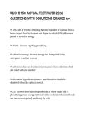 UIUC IB 150 ACTUAL TEST PAPER 2026 QUESTIONS WITH SOLUTIONS GRADED A&plus;