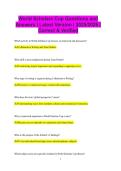 World Scholars Cup Questions and Answers &vert; Latest Version &vert; 2025&sol;2026 &vert;  Correct & Verified