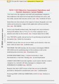 WGU C182 Objective Assessment Questions and  Correct Answers &vert; Latest Update 