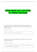 NURS 511 WEEK 5 QUESTIONS AND CORRECT ANSWERS