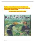 Test Bank for Intimate Relationships&comma; 9th Edition By&colon; Rowland S&period; Miller