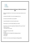 NSG 6020 - APEA 3P 75 Practice Questions with Answers and Rationales - 100&percnt; Correct &lpar;2026&rpar;&comma;  NSG 6020 - APEA 3P - Additional 20 MCQs with Answers and Rationales - 100&percnt; Correct &lpar;2026&rpar;&comma; NSG 6020 - APEA 3P - Additional 25 Questions with Answer Key and Ration