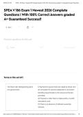 SPEA V 186 Exam 1 Newest 2026 Complete Questions &vert; With 100&percnt; Correct Answers graded A&plus; Guaranteed Success&excl;&excl;