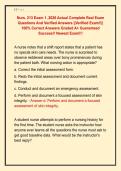 Nurs&period; 213 Exam 1 &comma;2026 Actual Complete Real Exam  Questions And Verified Answers &vert;&vert;Verified Exam&excl;&excl;&vert;&vert;  100&percnt; Correct Answers Graded A&plus; Guaranteed  Success&excl;&excl; Newest Exam&excl;&excl;&excl;