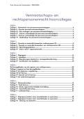 Vennootschaps- en rechtspersonenrecht hoorcolleges week 1-7 inclusief aantekeningen