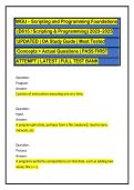 WGU &ndash; Scripting and Programming Foundations &lpar;D615 &sol; Scripting & Programming&rpar; 2023&ndash;2025 UPDATED &vert; OA Study Guide &vert; Most Tested Concepts &plus; Actual Questions &vert; PASS FIRST  ATTEMPT &vert; LATEST &vert; FULL TEST BANK