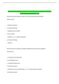 Oracle Autonomous Database Cloud 2019 Certified Specialist Exam Questions with Correct  Answers New Update
