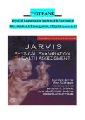 Test bank for Physical Examination and Health Assessment &ndash; 9th Edition by Carolyn Jarvis & Ann Eckhardt &vert; Complete Test Bank &lpar;Chapters 1&ndash;32&rpar; &vert; 2023&sol;2024