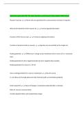 Membrane potentials BIO 331 Exam Questions and Answers&vert; New Update 