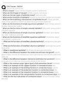 CH4 Tissues - BIO331  Exam Questions and Answers&vert; New Update 