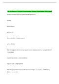 BIO 331 Module 2 Quizzes&vert; Questions and Answers&vert; New Update