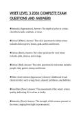 WSET LEVEL 3 2026 COMPLETE EXAM QUESTIONS AND ANSWERS