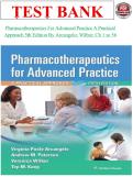 Test Bank &ndash; Pharmacotherapeutics for Advanced Practice&colon; A Practical Approach&comma; 5th Edition &ndash; Arcangelo & Wilbur &ndash; Complete Chapters 1&ndash;56 Questions&comma; Answers & Detailed Rationales &lpar;A&plus; Grade Resource&rpar;