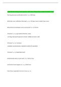 Breath Alcohol testing&vert; Exam Questions with Correct Answers New Update 