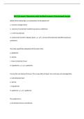 BSC 215 exam 2 Questions with Verified Answers