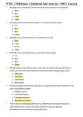 WGU C 838 Exam 1 Questions And Answers &sol; 100&percnt; Correct