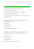 BSC 215 UNIT 1 Questions with Verified Answers