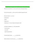 BSC 2010 Exam 4&vert; Questions with Verified Answers