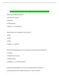 BSC 2010 Exam Questions with Verified Answers&vert;