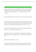 BSC 2010 Genetics Exam Questions with Verified Answers