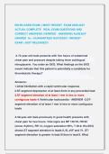 EM M4 SAEM EXAM &vert;&vert; MOST RECENT  EXAM 2026-2027  ACTUAL COMPLETE   REAL EXAM QUESTIONS AND  CORRECT ANSWERS &lpar;VERIFIED   ANSWERS&rpar; ALREADY  GRADED  A&plus; &vert; GUARANTEED SUCCESS&excl;&excl; &vert; NEWEST                     EXAM &vert; JUST RELEASED&excl;&excl; 