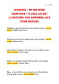NURSING 110 MIDTERM  CHAPTERS 1-6 2026 LATEST  QUESTIONS AND ANSWERS&vert; ACE  YOUR GRADES&period; 