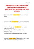 NURSING 110&colon; ETHICS AND VALUES&comma;  LEGAL PRINCIPLES 2026 LATEST  QUESTIONS AND ANSWERS&vert; ACE YOUR  GRADES&period;