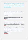 FELE Subtest 2 Exam &vert;&vert; Most Recent Exam  2026-2027 Actual  Complete Real Exam Questions And Correct  Answers  &lpar;Verified  Answers&rpar; Already Graded A&plus; &vert; Guaranteed Success&excl;&excl; &vert; Newest  Exam &vert; Just Released&excl;&excl;