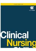 Test Bank for OpenStax Clinical Nursing Skills &lpar;ISBN&colon; 9781947172639&rpar; &mdash; Complete Chapter Questions and Answers