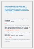 GUARD CARD FINAL EXAM &vert;&vert; MOST RECENT EXAM                 2026-2027 ACTUAL COMPLETE REAL EXAM QUESTIONS                   AND CORRECT ANSWERS &lpar;EXPERT VERIFIED ANSWERS&rpar;  ALREADY GRADED A&plus; &vert; GUARANTEED SUCCESS&excl;&excl; NEWEST  EXAM &vert; JUST RELEASED&excl;&excl;