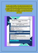 WGU D426 V2 Exam Preparation Newest &lpar;ACTUAL Exam Screenshoots&rpar; 