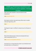 CHEM 233 Final Exam Questions and  Correct Answers&sol; Latest Update &sol; Already  Graded