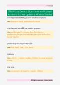 CMAN 272 EXAM 1 Questions and Correct  Answers&sol; Latest Update &sol; Already Graded
