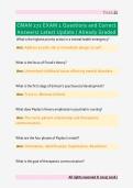CMAN 272 EXAM 1 Questions and Correct  Answers&sol; Latest Update &sol; Already Graded