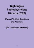 Nightingale Pathophysiology Midterm 2026 &ndash; Nursing Practice Exam & Study Guide PDF