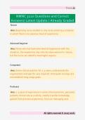 NMNC 3110 Questions and Correct  Answers&sol; Latest Update &sol; Already Graded
