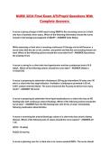NURS 3234 Final Exam ATI&sol;PrepU Questions With Complete Answers 