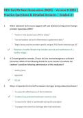 HESI Exit RN Next Generation &lpar;NGN&rpar; &ndash; Version B 2026 &vert;  Practice Questions & Detailed Answers &vert; Graded A&plus;