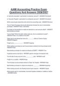 AAMI Accounting Practice Exam  Questions And Answers 2026&sol;2027